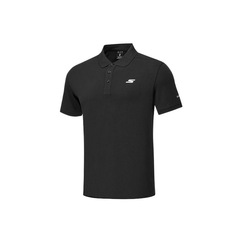 Skechers Polo Shirt Men's Carbon Black 0018