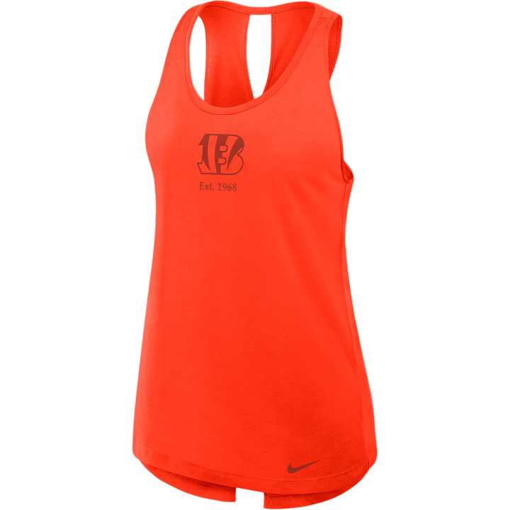 Nike Nike Cincinnati Bengals Established Women's Nike Dri FIT Nfl Tank Top