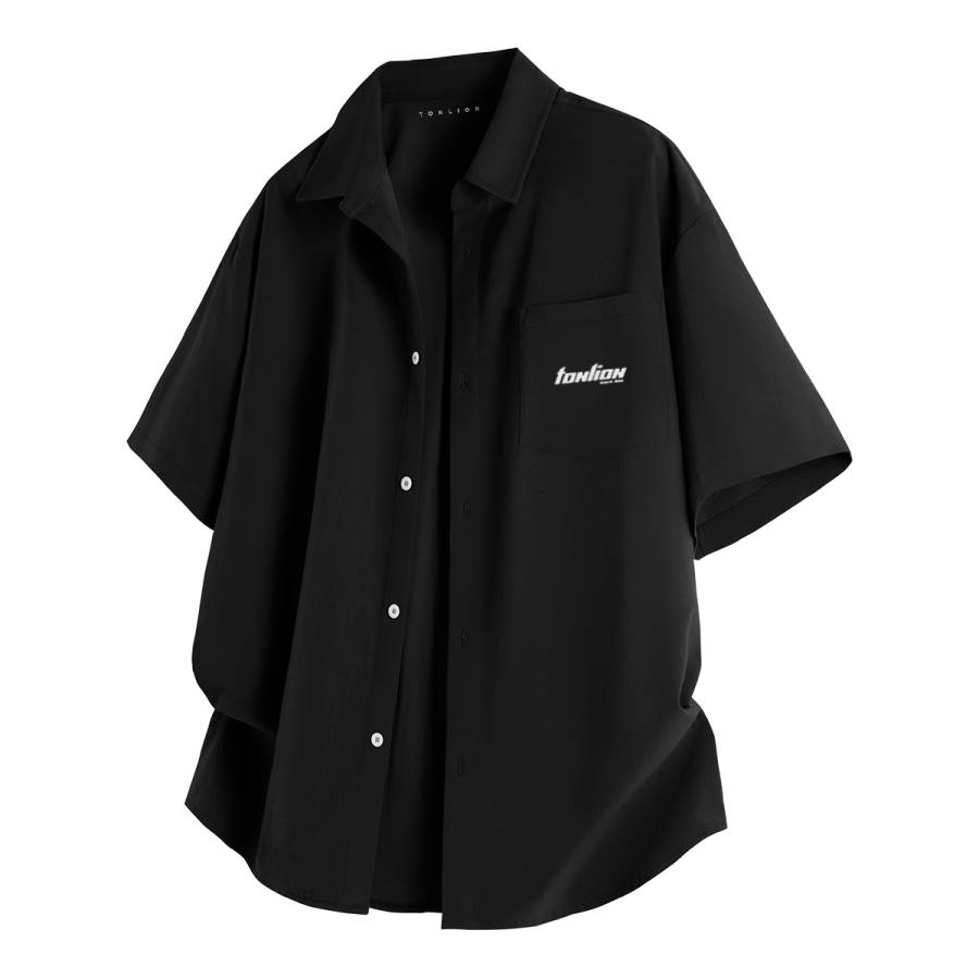 Tonlion Shirts Unisex Lapel Thin Other