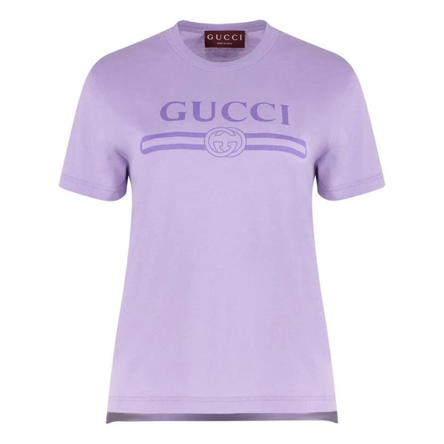 Gucci Logo Printed Jersey T-Shirt