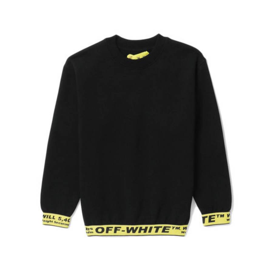 OFF-WHITE OFF-WHITE Logo Detailed Long Sleeved Sweatshirt