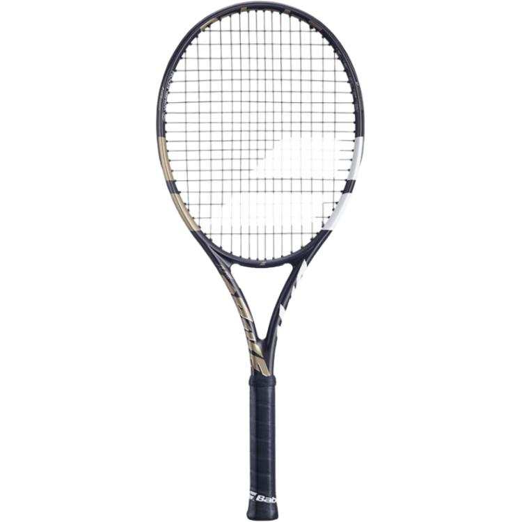 Babolat PURE DRIVE 25 Model WIM 2025 Edition 300g Racket Weight 100 Square Inches Head Size Black White Gold Unisex
