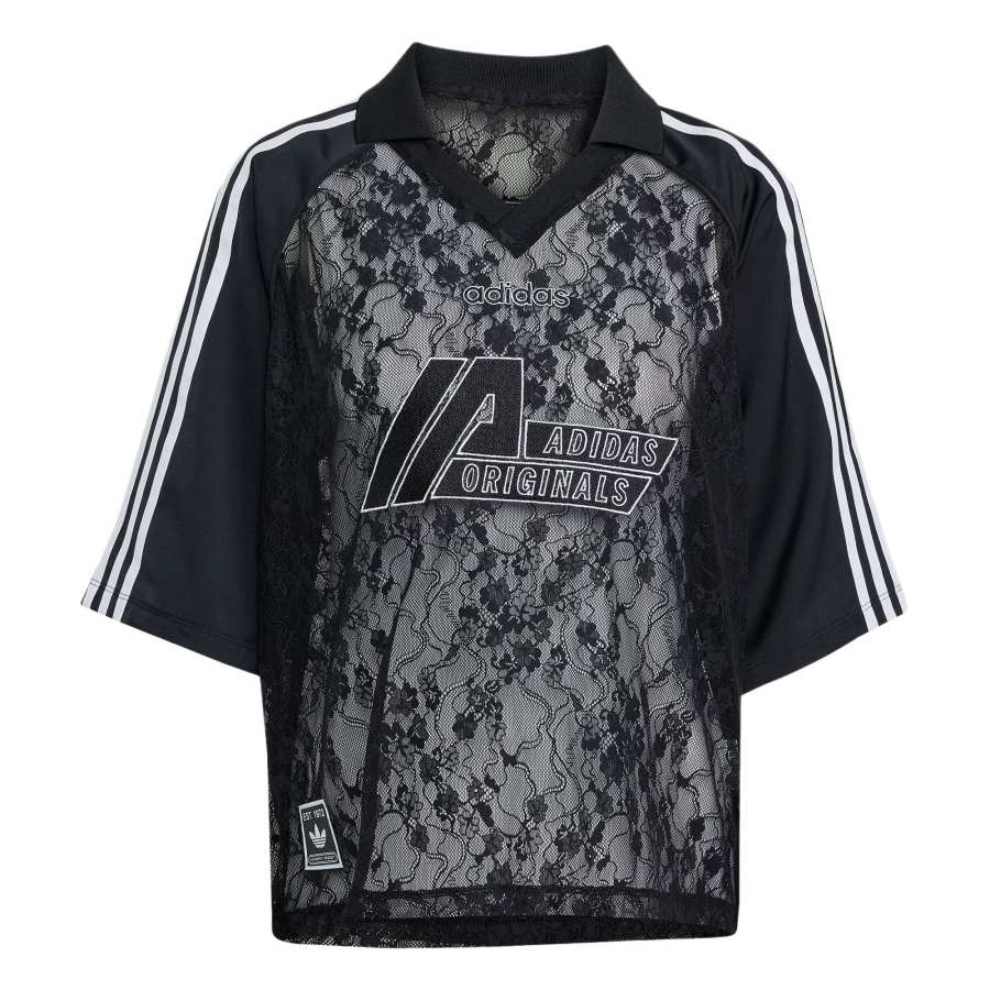 Adidas Originals LACE Soccer Jersey Women's Black