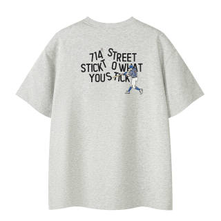 714STREET T Shirts Unisex Crew Neck Moderate Straight Fit