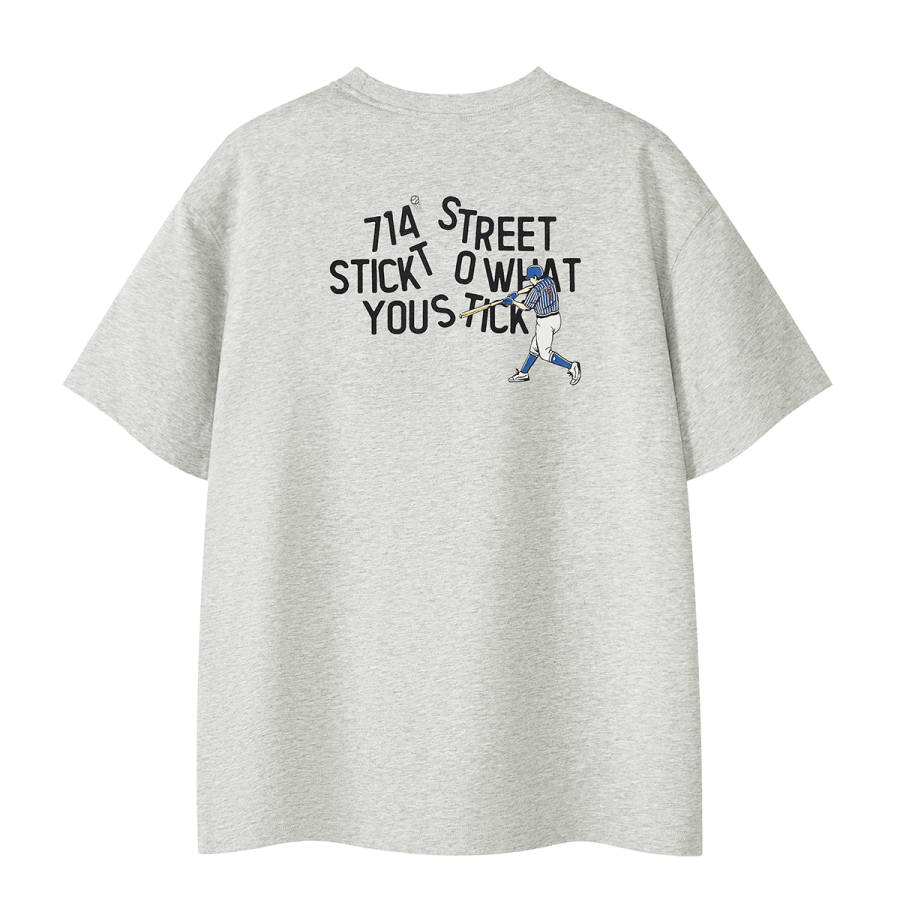 714STREET T Shirts Unisex Crew Neck Moderate Straight Fit