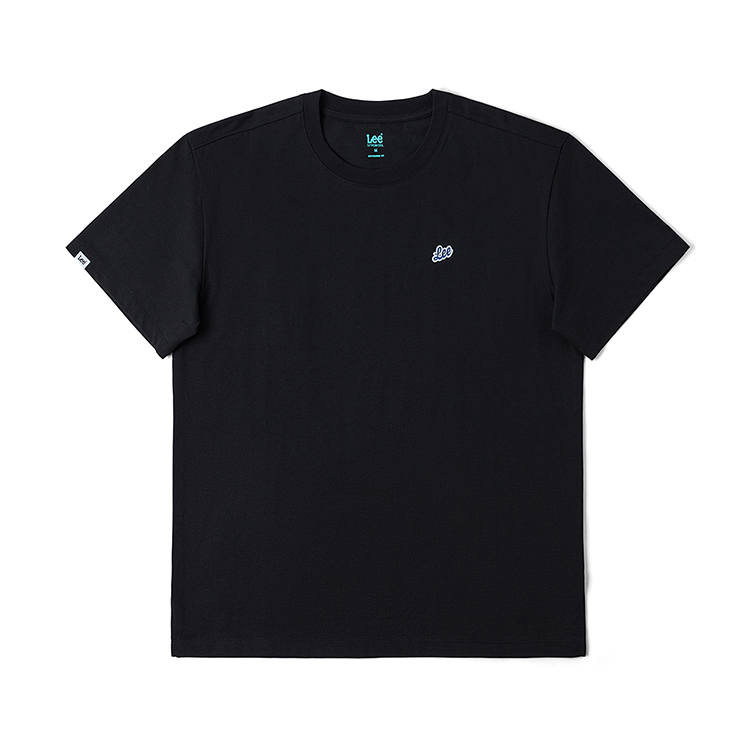 Lee Lee T Shirts Women's Black Crew Neck Thin