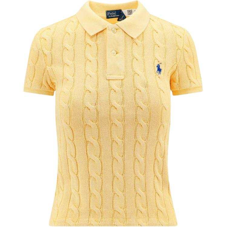 Polo Ralph Lauren SS24 Polo Shirt Classic Version Women's Yellow