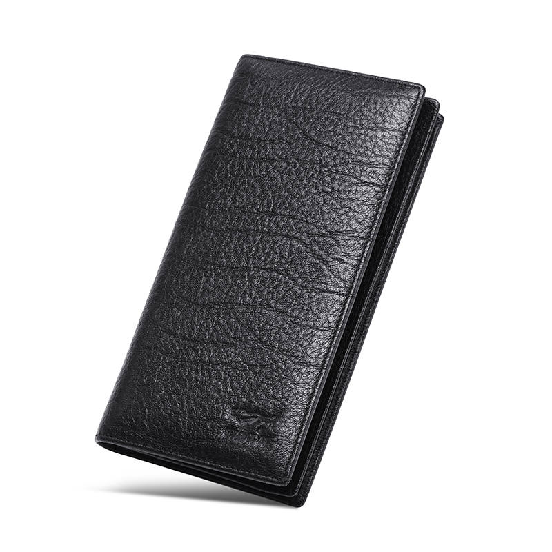 SEPTWOLVES SEPTWOLVES Top Grain Cow Leather Wallet Regular Men's Black