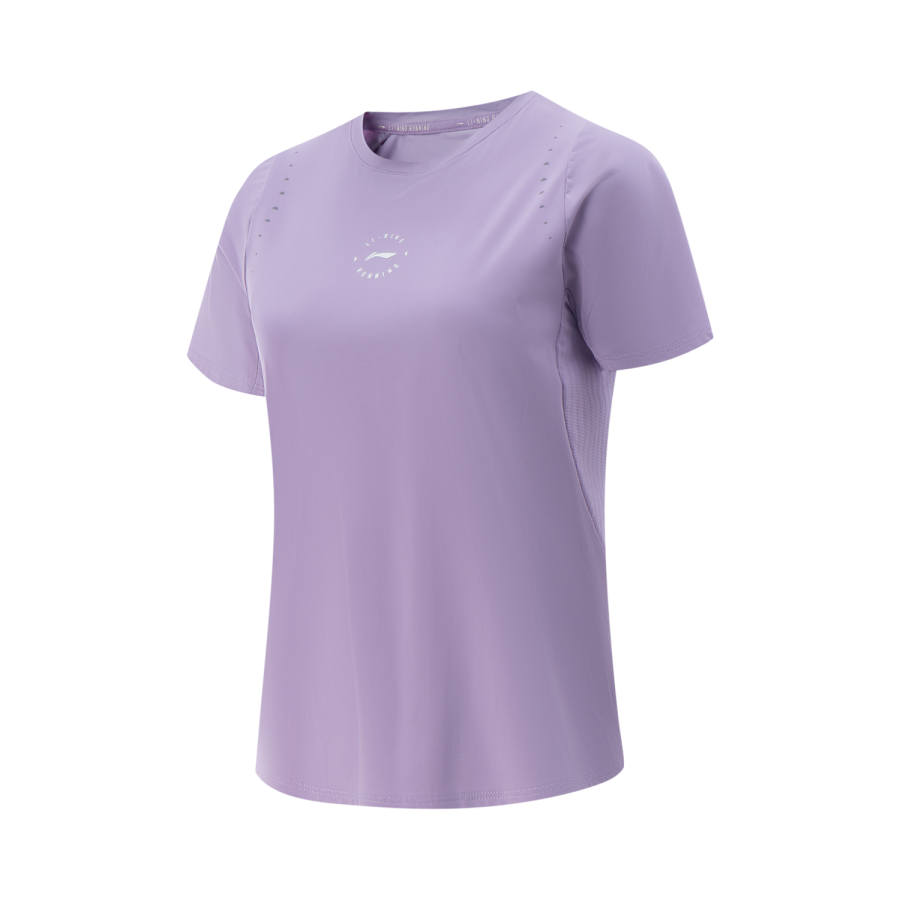 Li-Ning Li Ning Running Collection T Shirt Women's Navigation Trail Purple