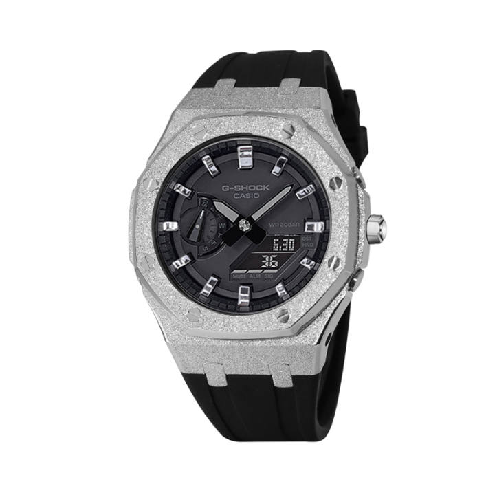 CASIO CASIO Custom Collection Electronic Movement Resin Strap Watch Unisex Black Dial