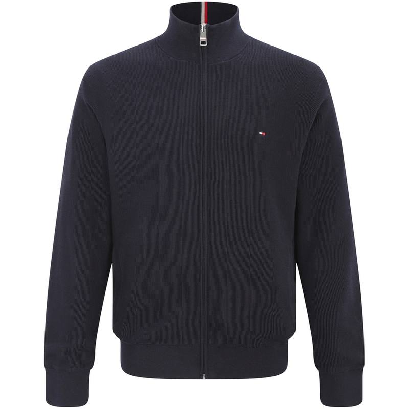 Tommy Hilfiger Knitwear Men's Stand Collar Moderate Cardigan