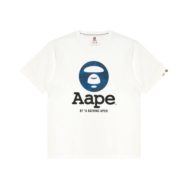 Aape By *A Bathing APE® Logo print T shirt
