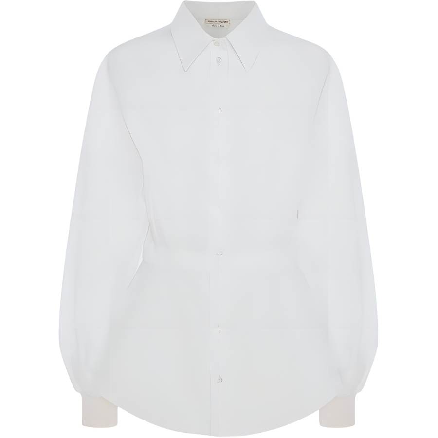 Alexander McQueen 【Previous Season】cocoon-sleeve cotton shirt