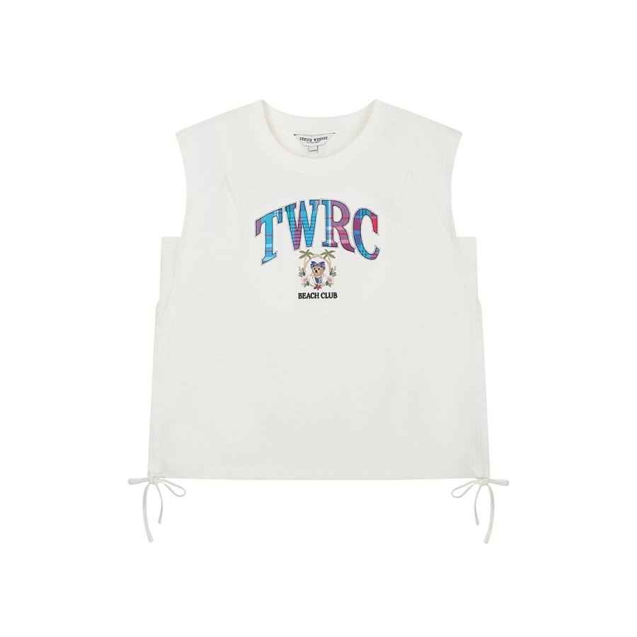 Teenie Weenie T Shirts Women's Ivory Crew Neck Moderate