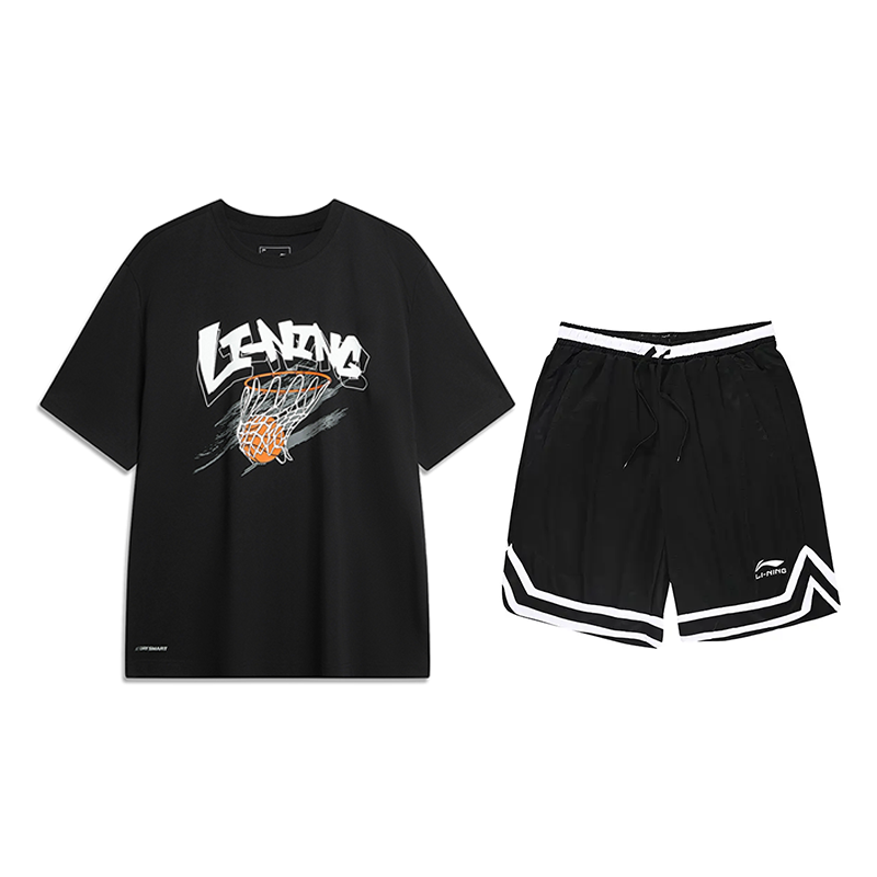 Li-Ning Li Ning Casual Sportswear Unisex Black