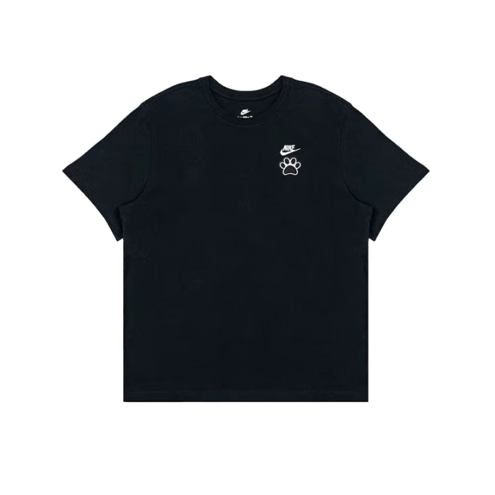Nike Nike T Shirts Unisex Black Crew Neck Moderate Straight Fit