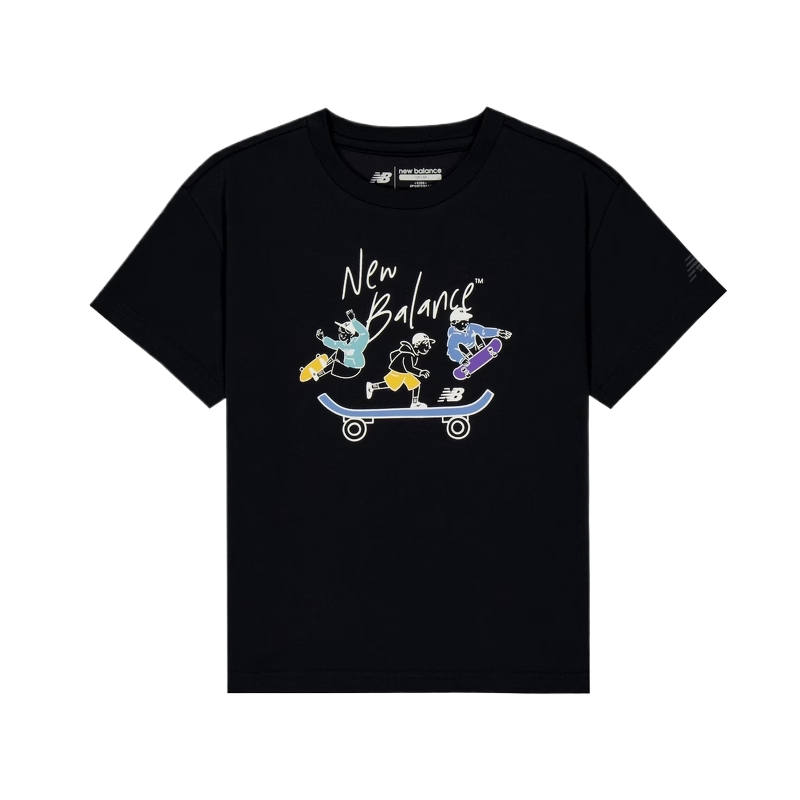 New Balance New Balance T Shirt Black Children Aged 3 7 Years Old