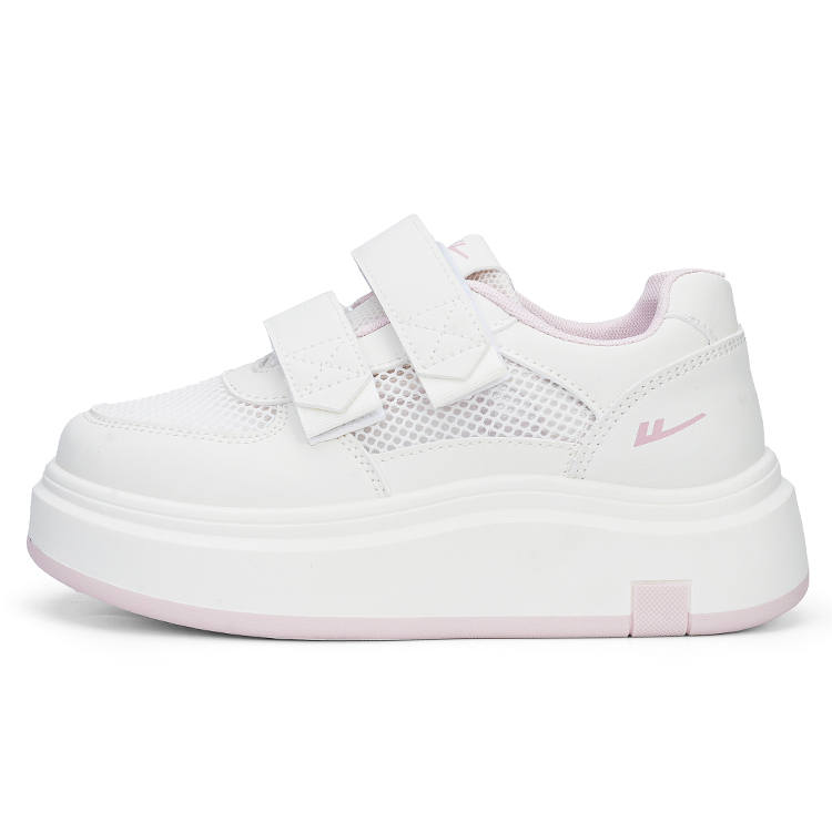 WARRIOR Abrasion Resistant Slip Resistant Abrasion Resistant Slip Resistant Low top Casual Shoes Women's Beige Pink