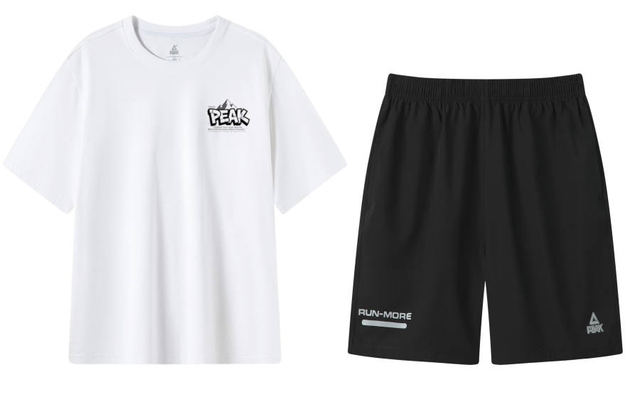 PEAK Casual Sportswear Unisex Crew Neck Moderate