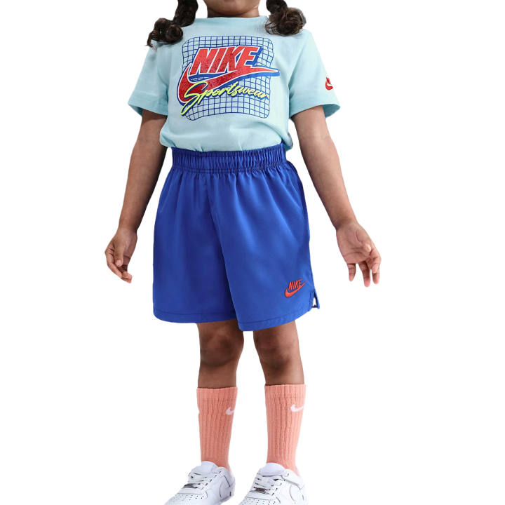 Nike Nike Casual Sportswear Dri Fit SS25 2 Piece Set Blue Infant And Toddler