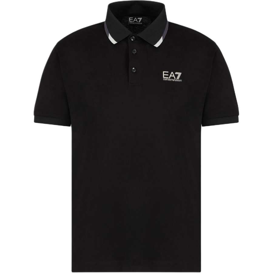 EMPORIO ARMANI EA7 Polo Shirt Men's Black