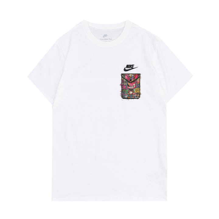 Nike Nike T Shirts Unisex White Crew Neck Moderate Straight Fit