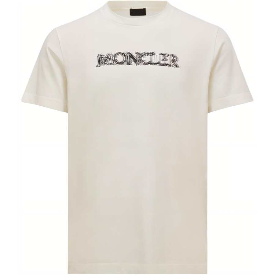 Moncler Logo Printed Crewneck T Shirt
