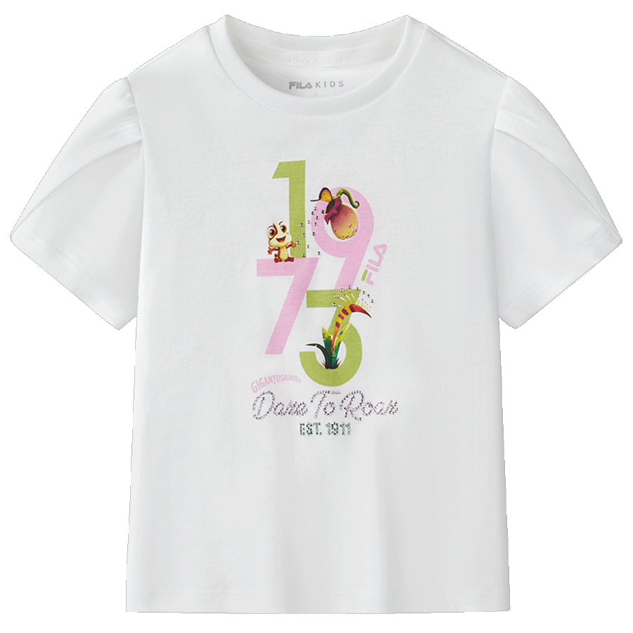 FILA KIDS T Shirt Standard White Children Aged 3 7 Years Old