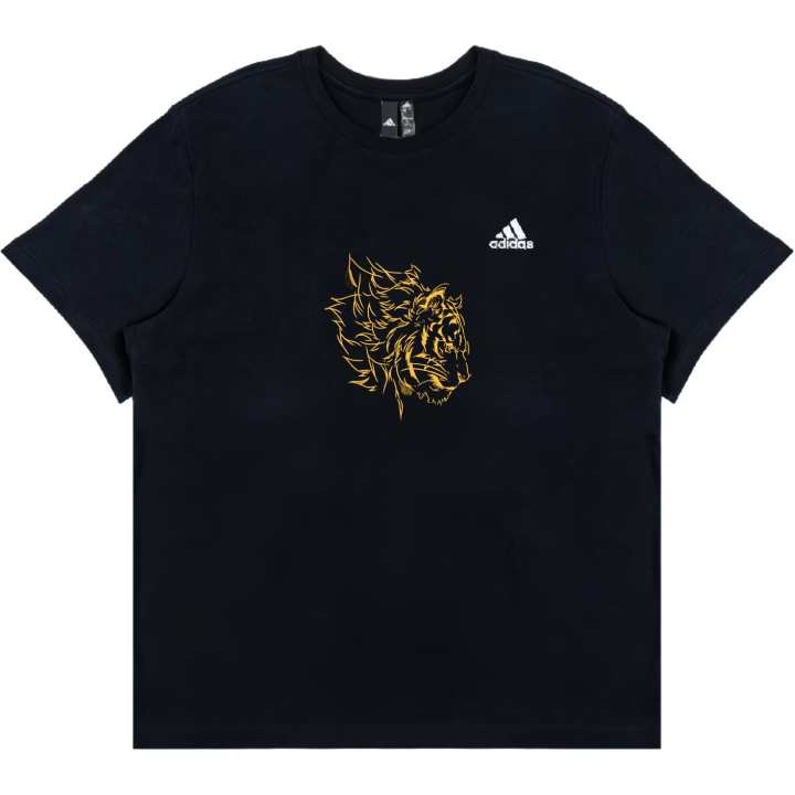 Adidas Adidas T Shirts Unisex Black Crew Neck Straight Fit