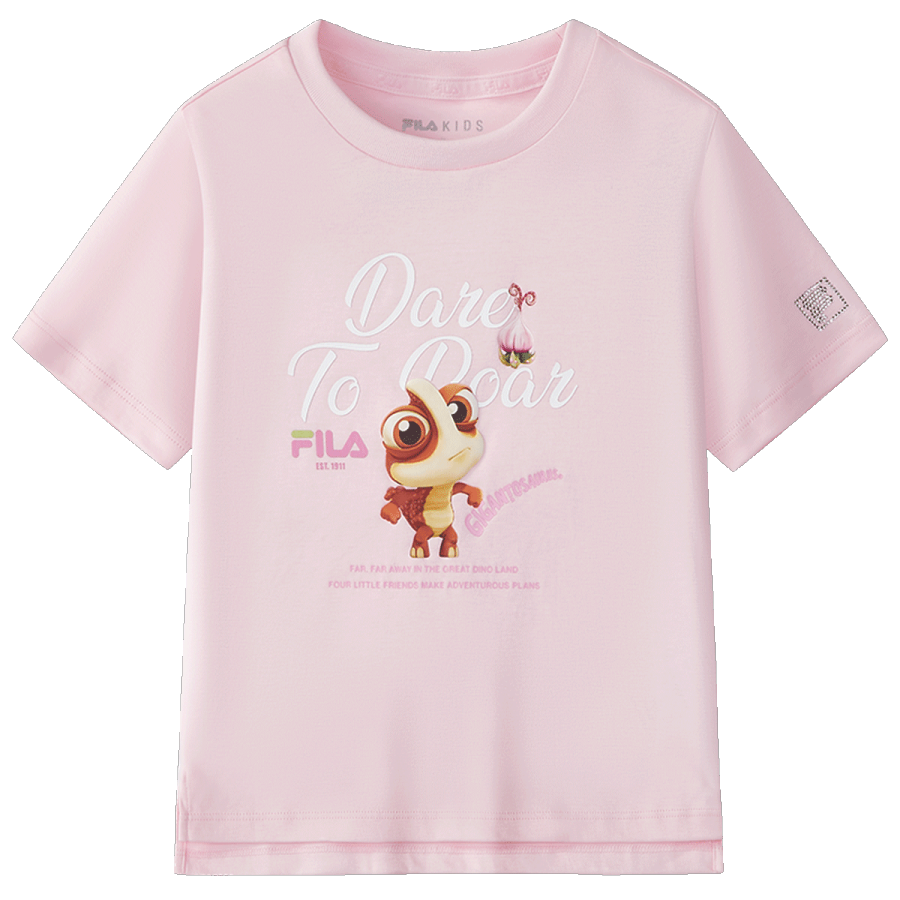 FILA KIDS T Shirt Soft Pink Children Aged 3 7 Years Old