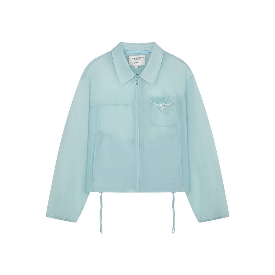 Teenie Weenie Jackets Women's Light Blue Lapel Moderate Other