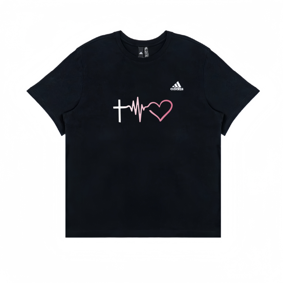 Adidas Adidas T Shirts Unisex Black Crew Neck Straight Fit