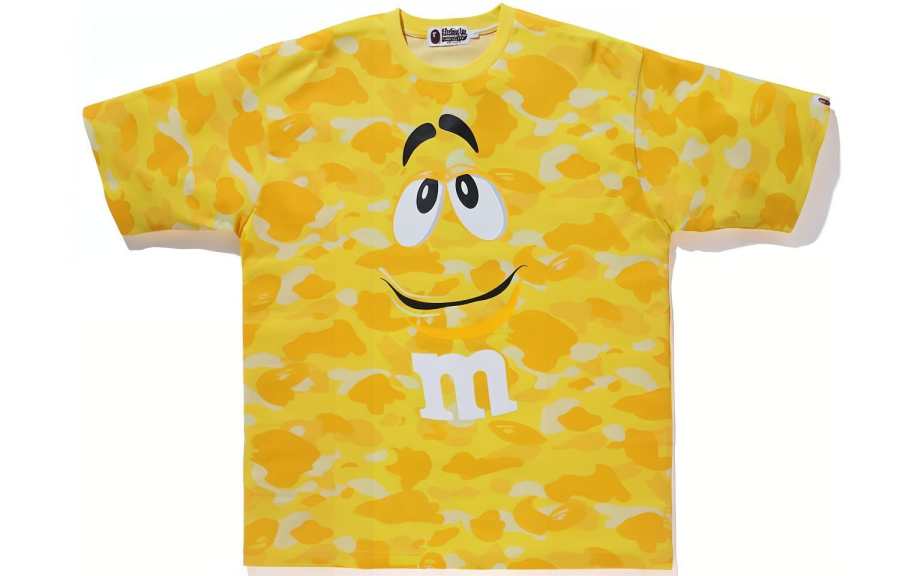A BATHING APE Bape X M&M's Color Camo Relaxed Tee