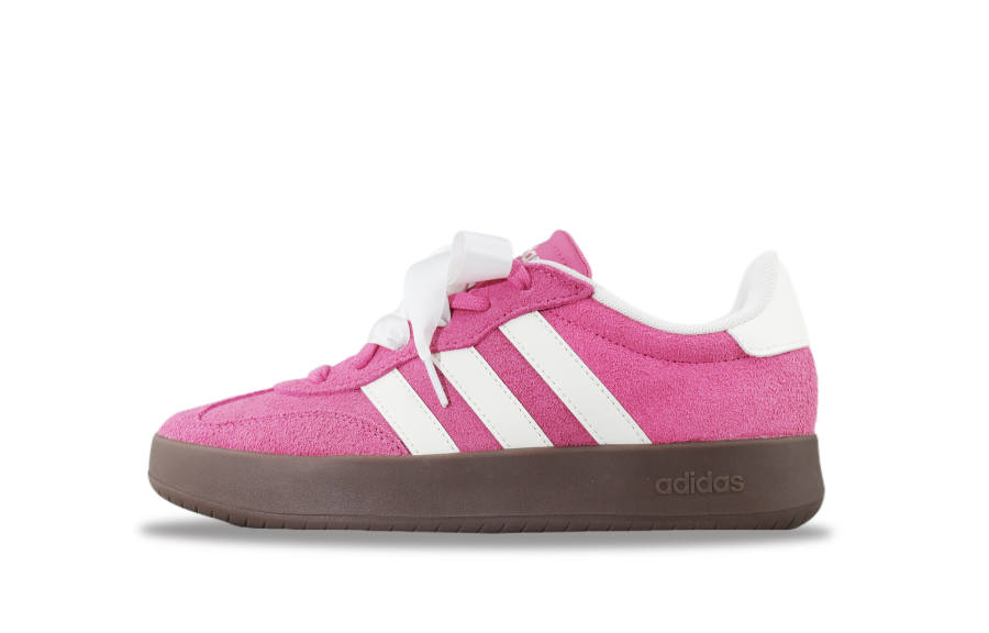 Adidas Adidas BARREDA Slip Resistant Abrasion Resistant Low top Skateboard Shoes Unisex Pink