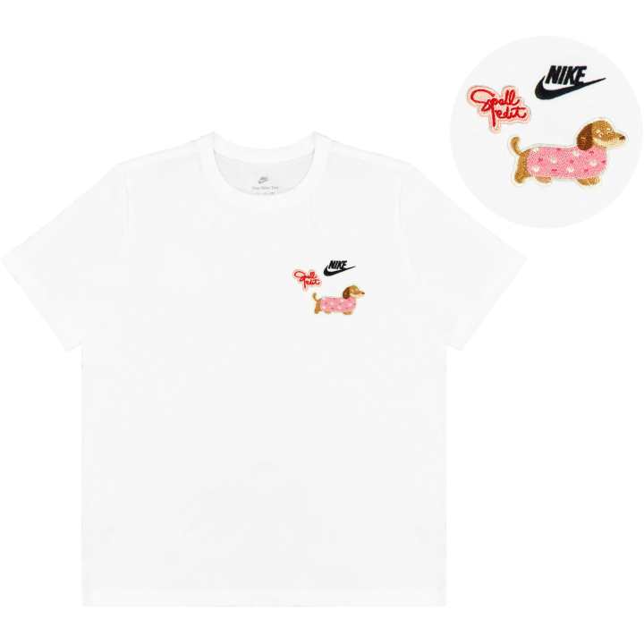 Nike Nike T Shirts Unisex White Crew Neck Moderate Straight Fit