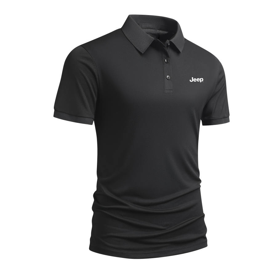 Jeep Polo Shirts Unisex Polo Collar Moderate Straight Fit