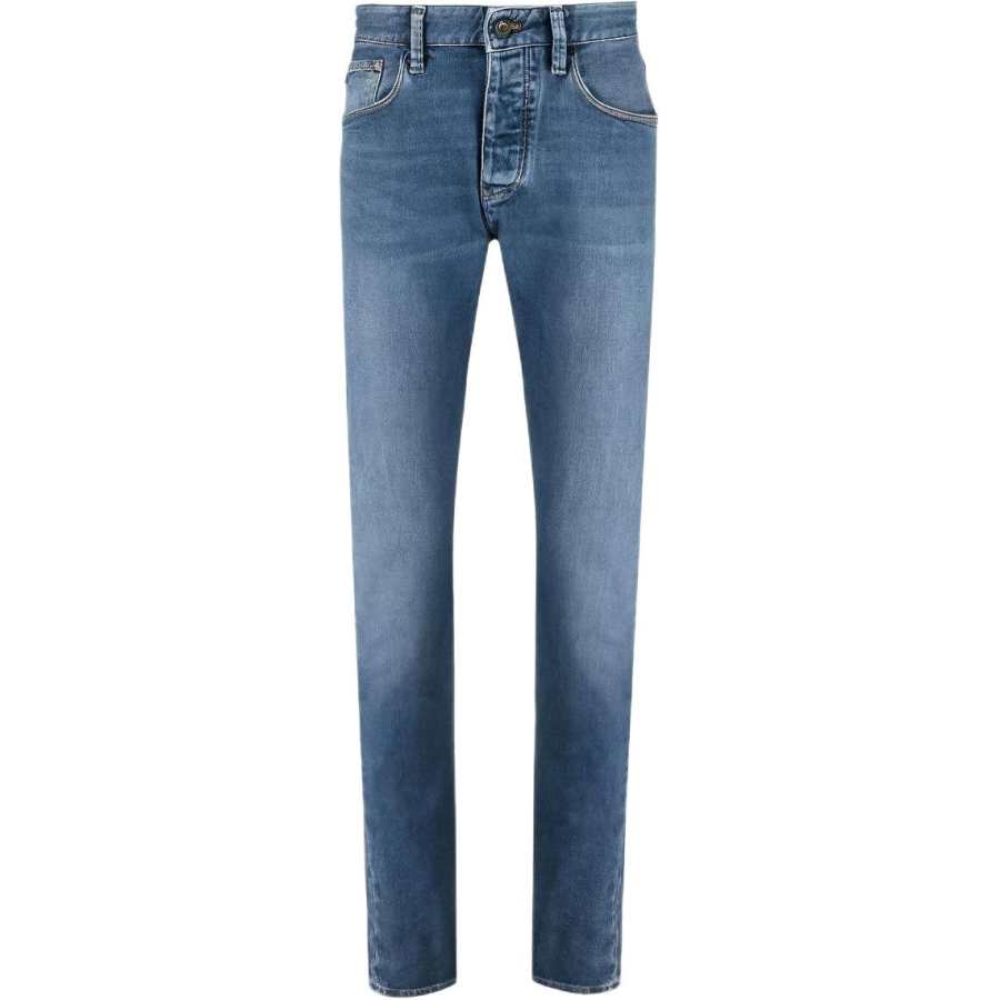 EMPORIO ARMANI 【Previous Season】mid-rise straight leg jeans