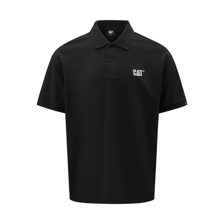 CAT CAT T Shirts Men's Polo Collar
