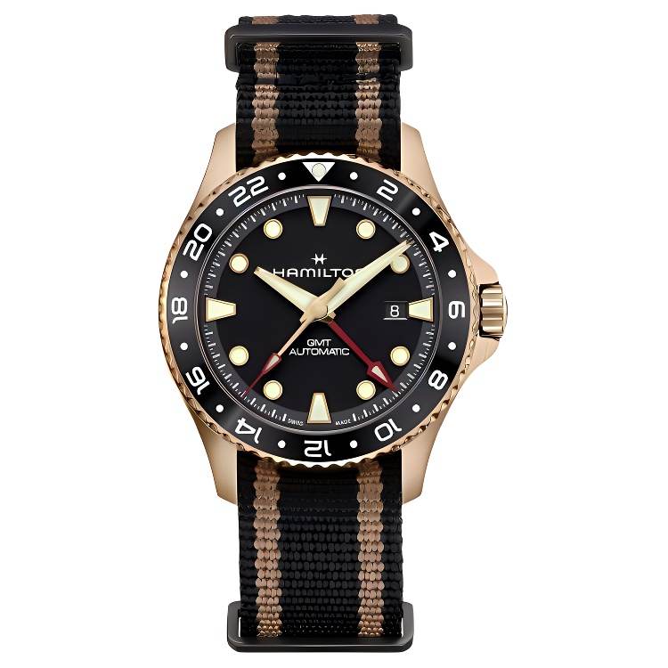 HAMILTON Khaki Marine Collection Automatic Mechanical Movement Men's Watches Watch 43mm Black Dial