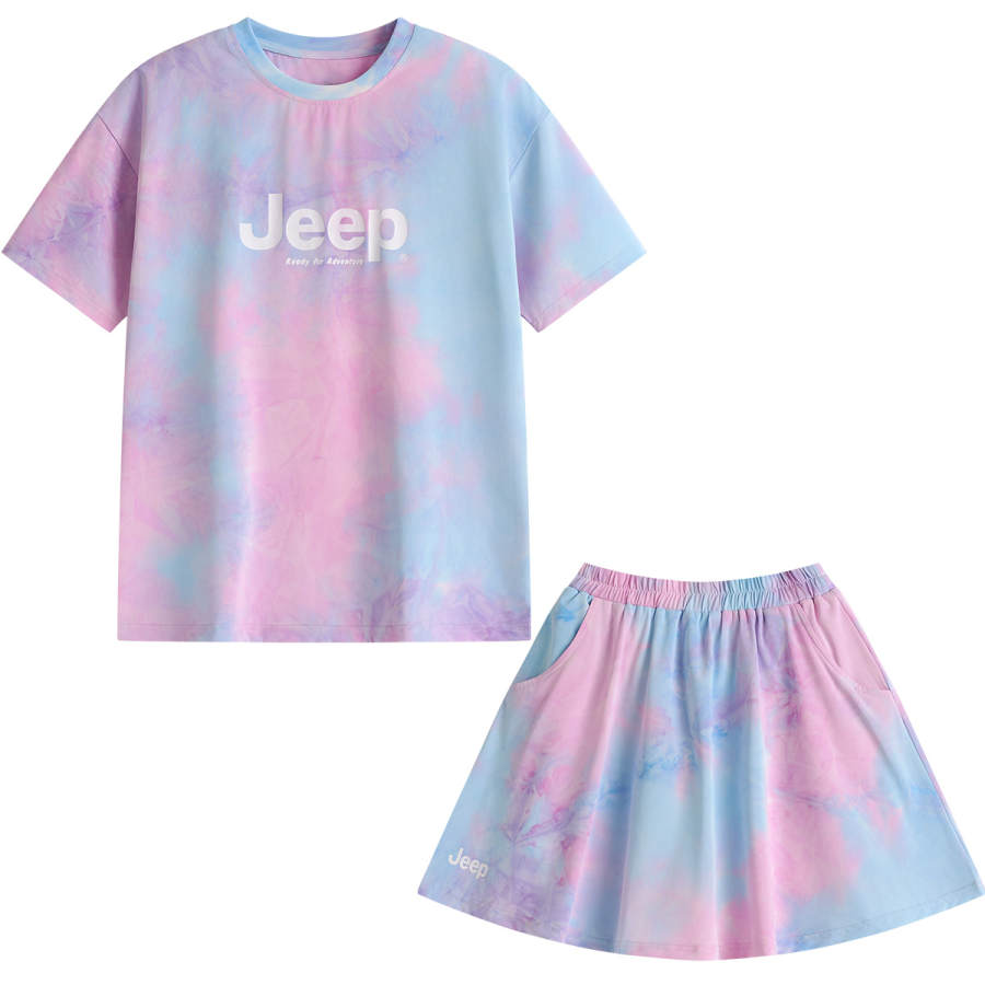 Jeep Casual Sportswear 2 Piece Set Purple Teenagers