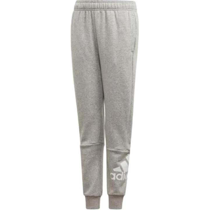Adidas Adidas Knitted Sweatpants Medium Heather Gray/White Teenagers