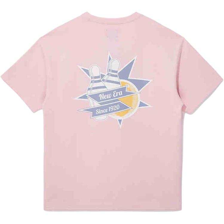 New Era T Shirts Unisex Pink Crew Neck