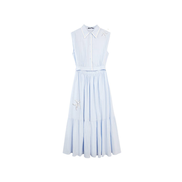 ELLE Midsummer Wishing Pond Sleeveless Dress Women's