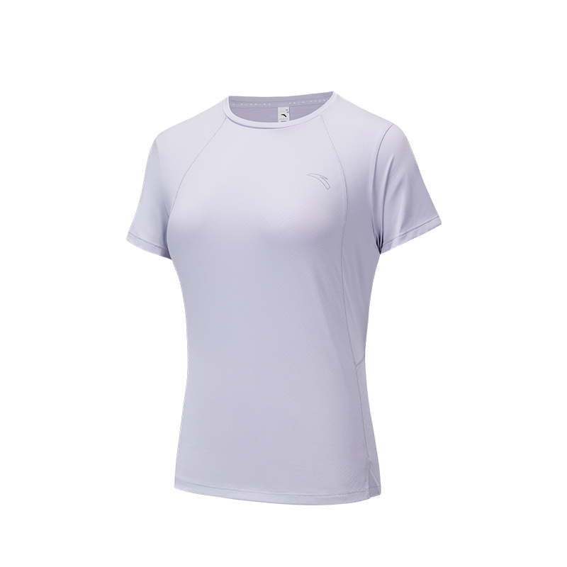 Anta Running Collection T Shirt Women's Light Purple Gray