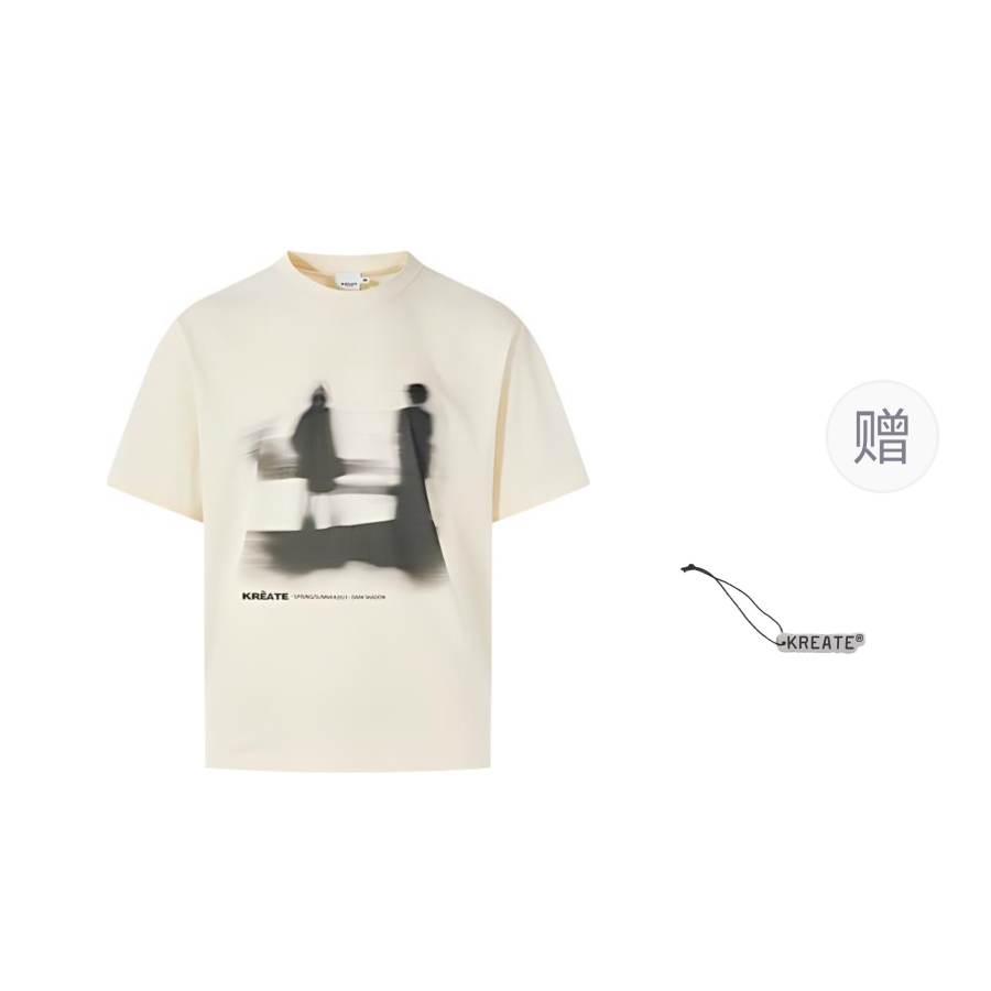 KREATE DARKSHADOW T Shirts Unisex Crew Neck Moderate