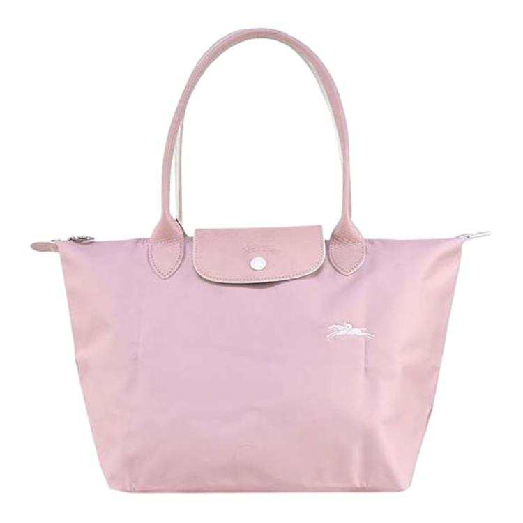 LONGCHAMP Le Pliage Club Fabric Dumpling Bag Shoulder Bag Women's Pink