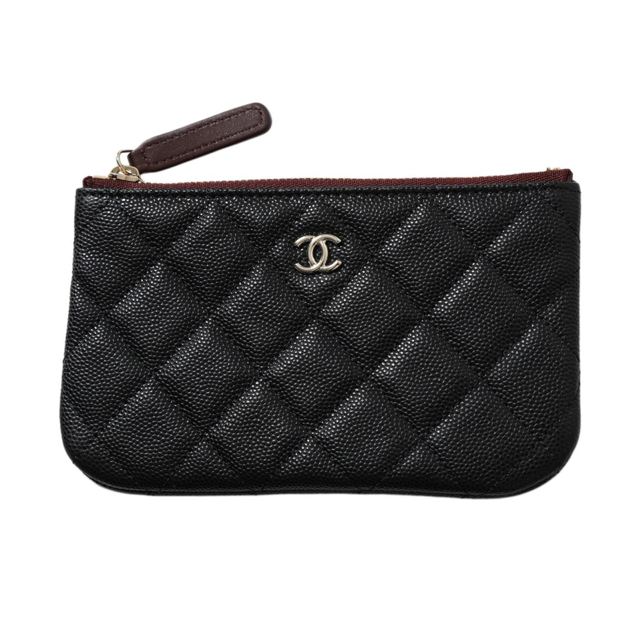 CHANEL Classic Mini Zipped Pouch Black A82365