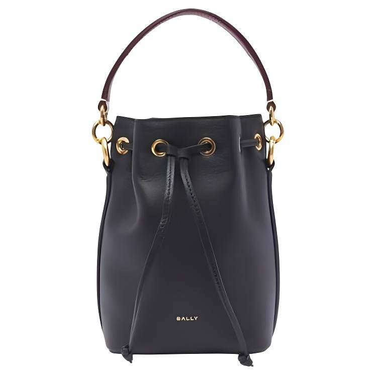 BALLY BALLY Logo Printed Drawstring Bucket Bag