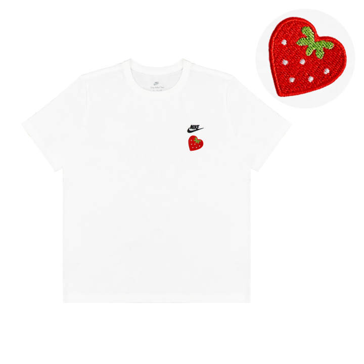 Nike Nike T Shirts Unisex White Crew Neck Moderate Straight Fit