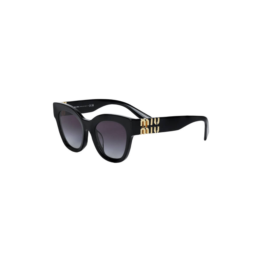 MIU MIU MIU MIU Irregular Shape Sunglasses Women's Black